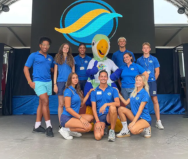 Ragazzi del team animazione 2025 Camping La Rocca Lago Garda