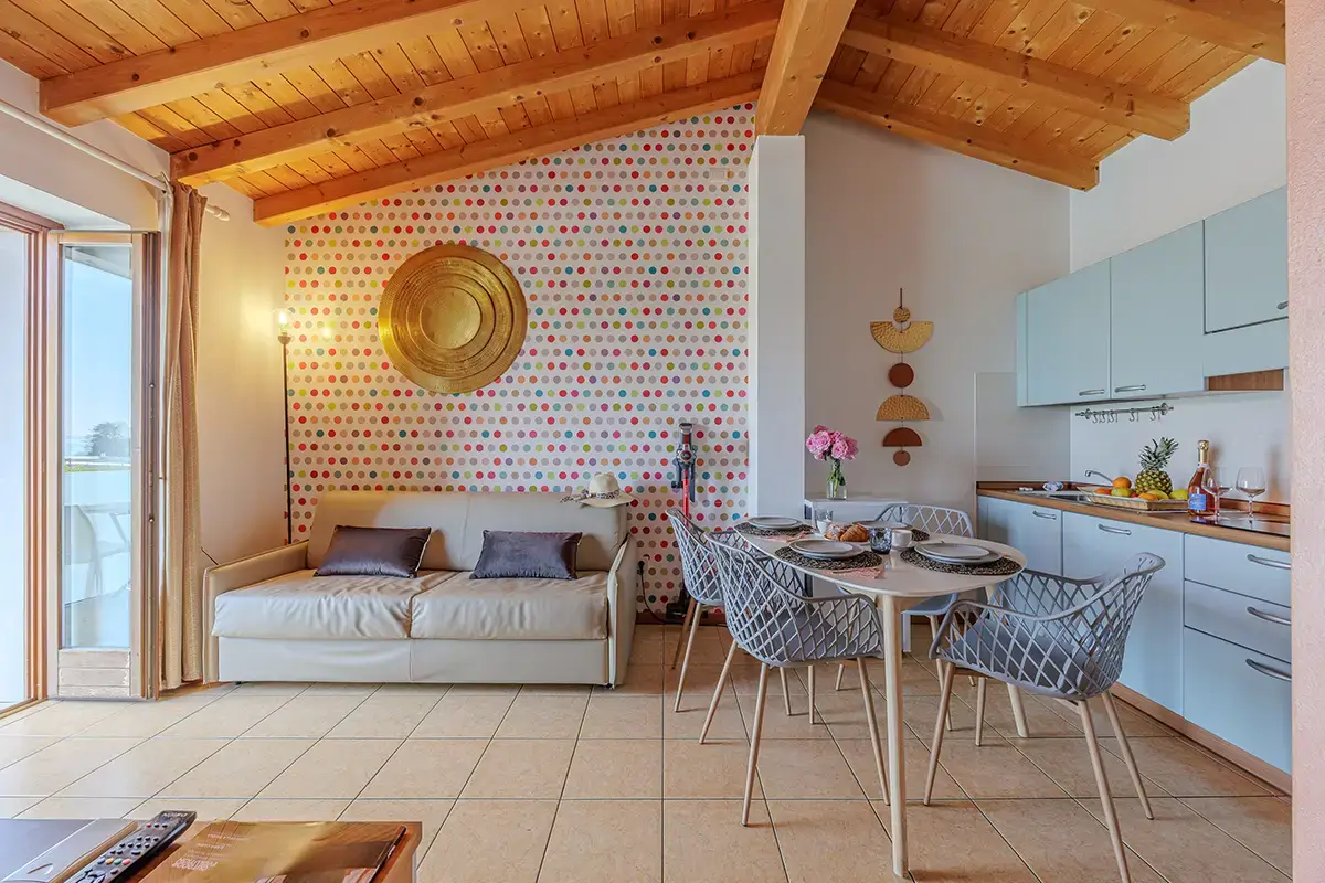 interno appartamento garda camping la rocca bardolino
