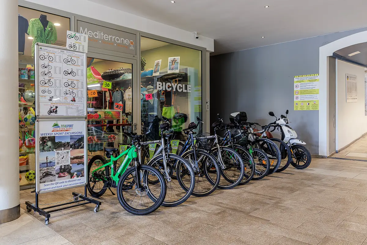 mediterraneo noleggio bici, e-bike. scooter la rocca camping village